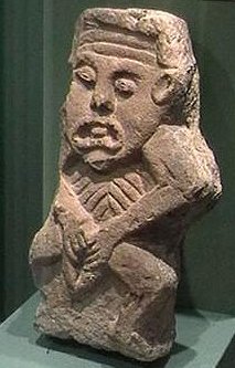 figure from the demolished mediæval church in Cavan town